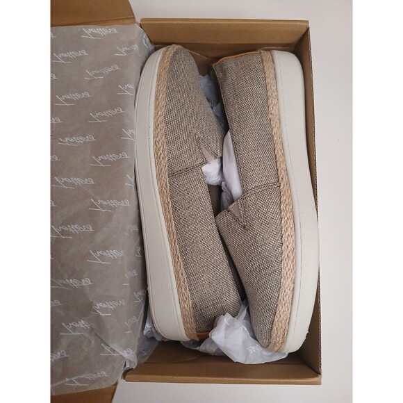 Trotters 8.5 WW Accent Comfort Slip-on Canvas Loafer Sage Leather & Jute - Picture 15 of 16